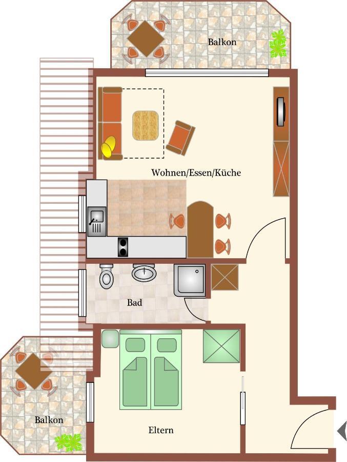 Haus Duenenglueck Whg 34 Seesicht Cuxhaven Eksteriør billede